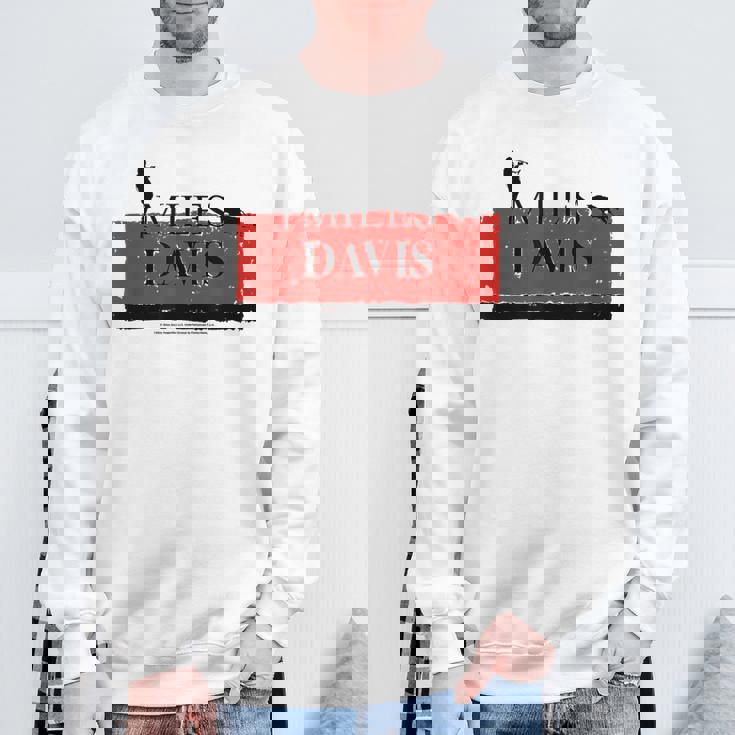 スペインのマイルス・デイビスのスケッチ スウェットシャツ 高齢者への贈り物