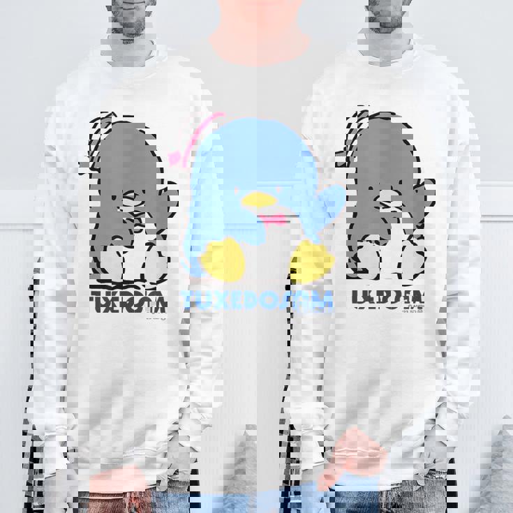 タキシードサム おすわり ライトカラー スウェットシャツ 高齢者への贈り物