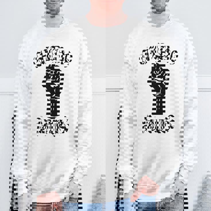 チカーノパワー メキシコ メキシコ ラティーナ ラテンクス ラザノ ラ ミグラ スウェットシャツ 高齢者への贈り物