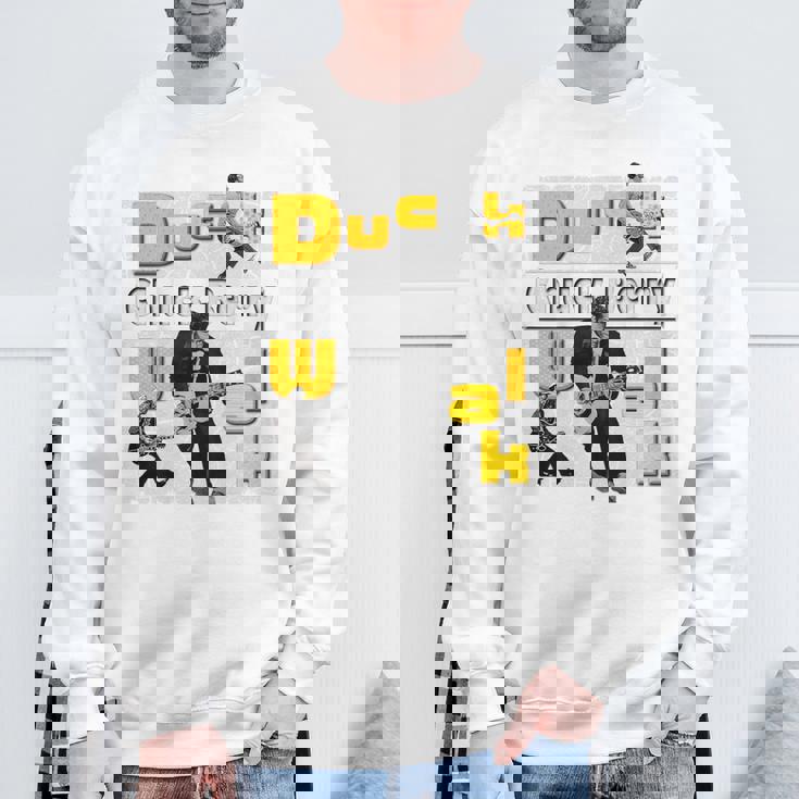 チャックベリー_003_Back Printed スウェットシャツ 高齢者への贈り物