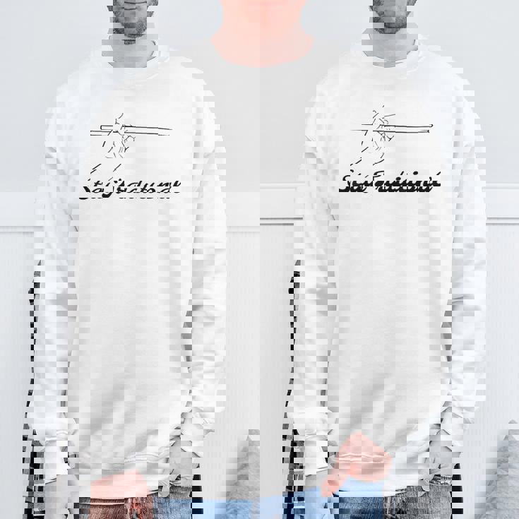 ドラムスティック トラディショナルグリップ – ジャズやドラムラインに最適 スウェットシャツ 高齢者への贈り物