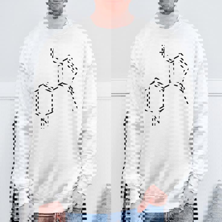 ニコチンの化学構造 スウェットシャツ 高齢者への贈り物