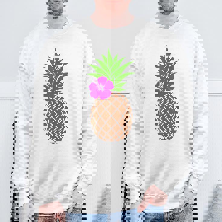 パイナップル コスチューム フルーツ コスチューム フルーツ ハワイ Pineapple スウェットシャツ 高齢者への贈り物