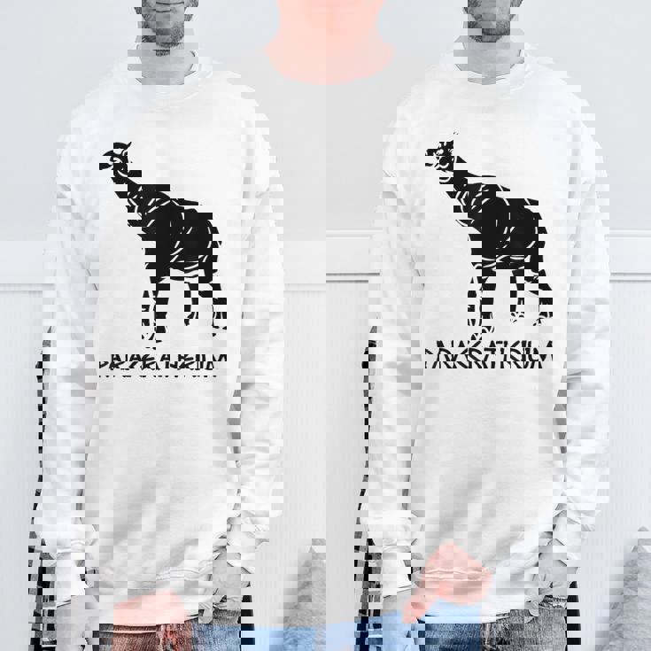 パラケラテリウム 絶滅動物 サイ 古生物学 スウェットシャツ 高齢者への贈り物