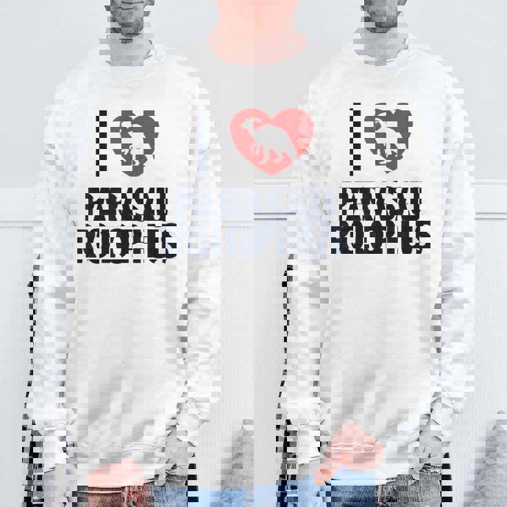 パラサウロロフスが大好き 恐竜好き パラサウロロフス スウェットシャツ 高齢者への贈り物