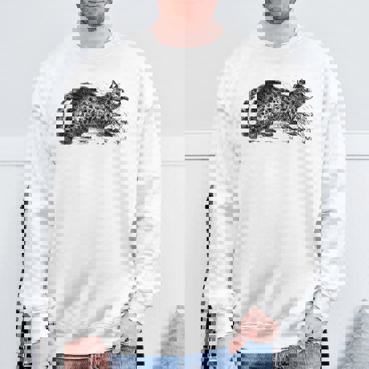 パームシベット アニマルプリント スウェットシャツ 高齢者への贈り物