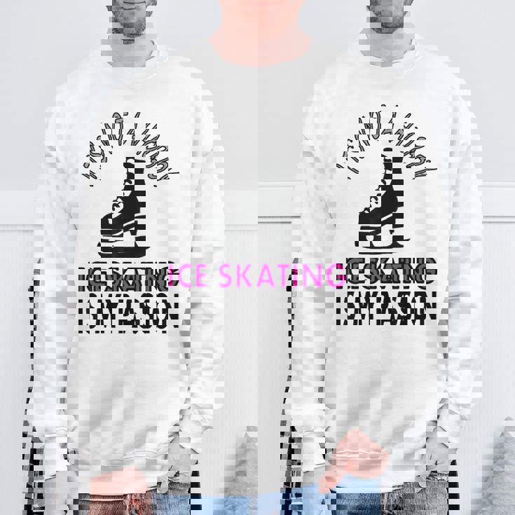 フィギュアスケート スポーツ フィギュア スケーター ギフト アイデア スウェットシャツ 高齢者への贈り物