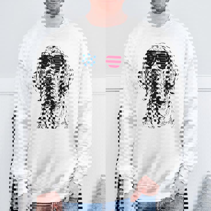 フィラ ブラジレイロ 犬 7月4日 アメリカ国旗 スウェットシャツ 高齢者への贈り物