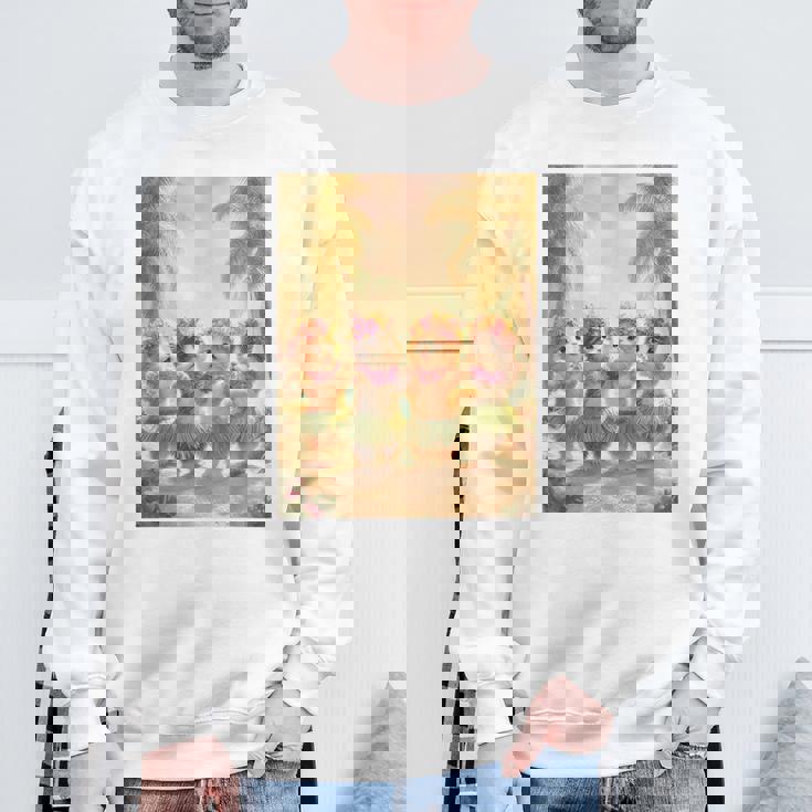 フラダンスキャット スウェットシャツ 高齢者への贈り物