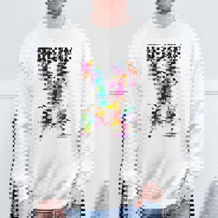 ブレイキン 面白いtシャツ ブレイクダンス おもしろtシャツ ダンス メンズ 文字入り おもしろ おもしろい スウェットシャツ 高齢者への贈り物