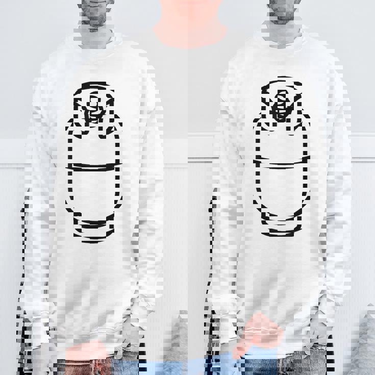 プロパンタンクコスチューム ハロウィン グリル クック グループコスチューム スウェットシャツ 高齢者への贈り物