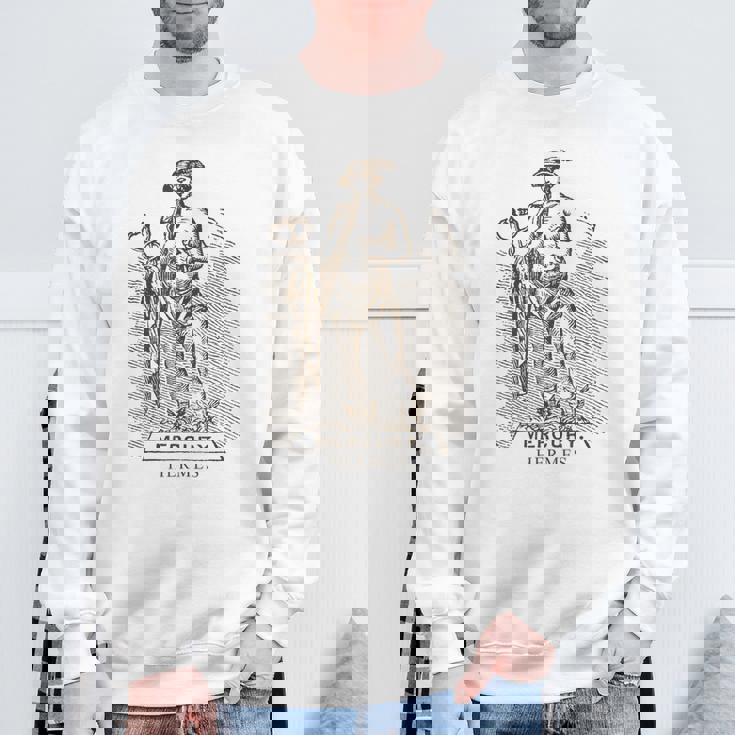 マーキュリー、エルメスの神、泥棒、スポーツ、アスリート スウェットシャツ 高齢者への贈り物