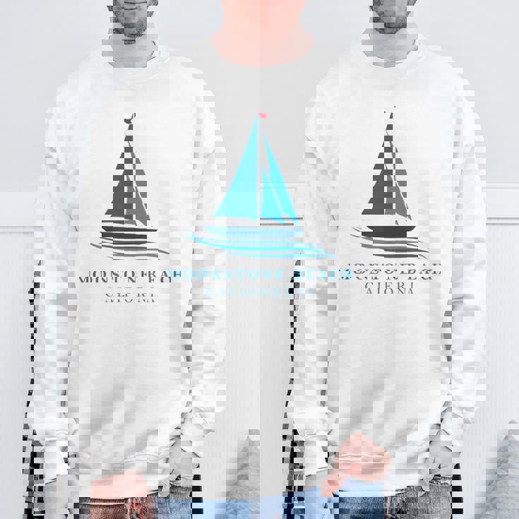 ムーンストーンビーチ カリフォルニア ヨットお土産 スウェットシャツ 高齢者への贈り物