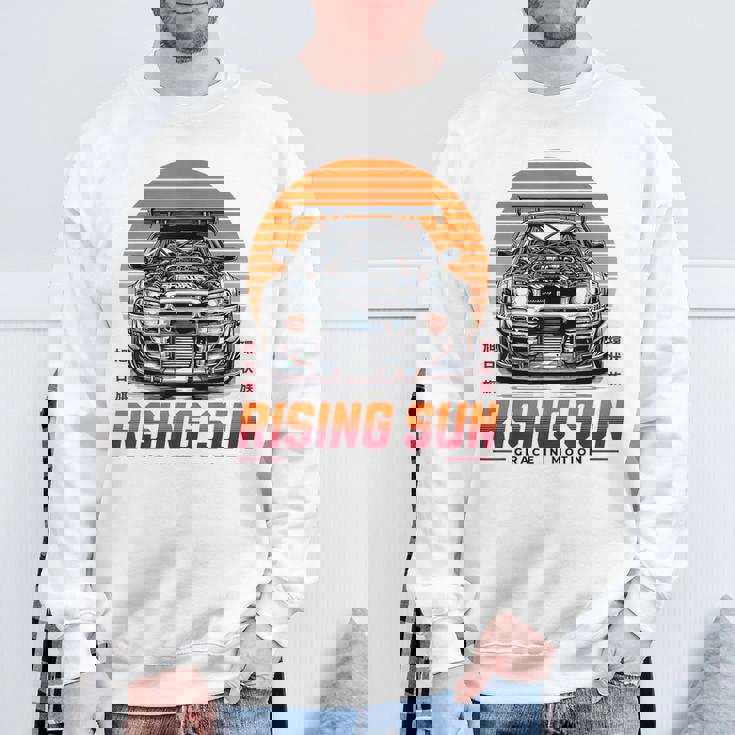 レトロ ヴィンテージ ジャパニーズjdm 東京ジャパン ドリフトレーシング サンカー スウェットシャツ 高齢者への贈り物