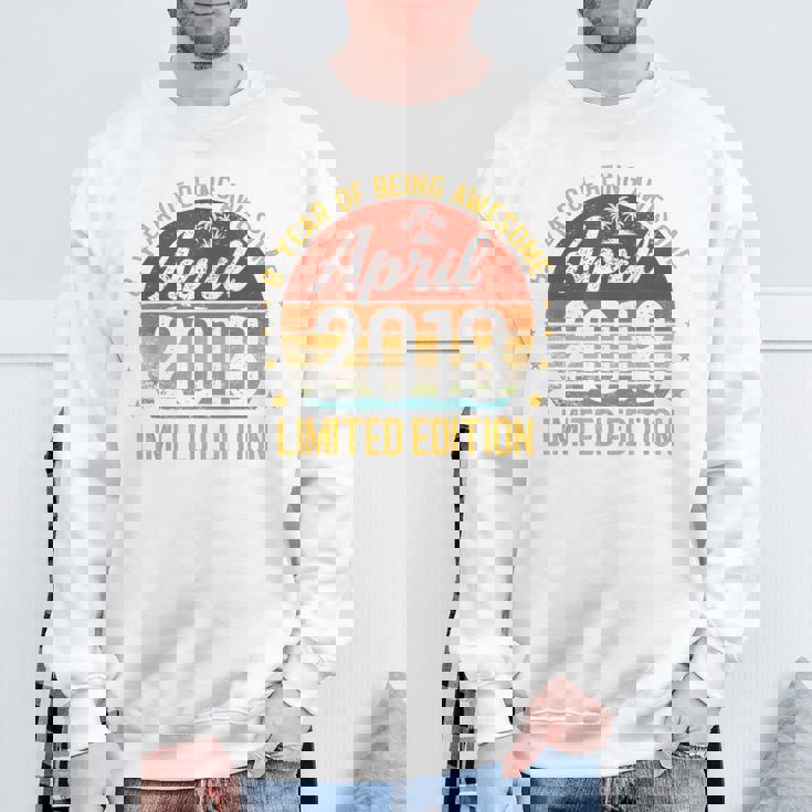 レトロ2018年3月限定版 8歳8歳の誕生日 スウェットシャツ 高齢者への贈り物