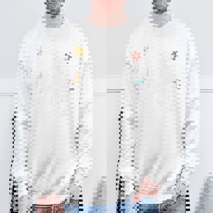 レトロなグルーヴィー。人生でジャミヤが多すぎることはありません。 スウェットシャツ 高齢者への贈り物