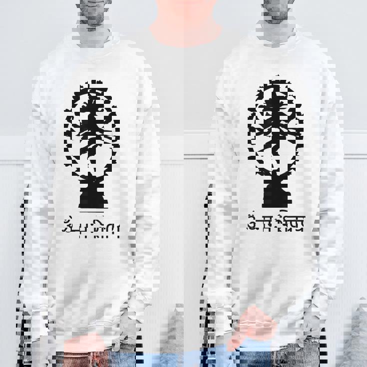 ロードシヴァ ヒンズー教 ゴッドオーム マントラ サンスクリット ヨガ スウェットシャツ 高齢者への贈り物