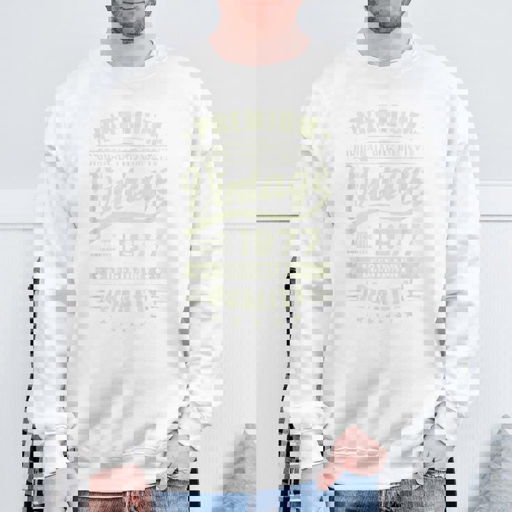 ヴィンテージ 1977 男性用 レトロ 面白い 1977 誕生日 スウェットシャツ 高齢者への贈り物