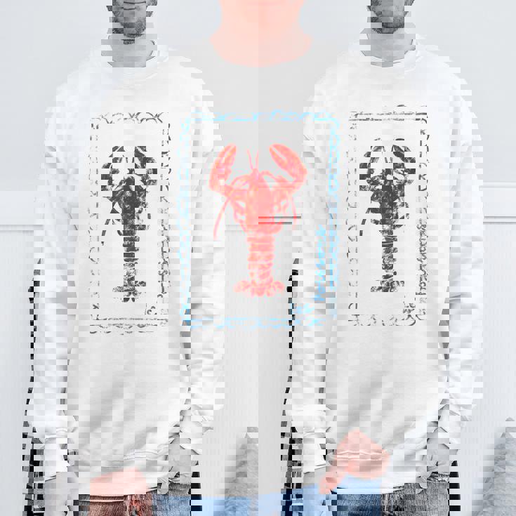 ヴィンテージレッドロブスター スウェットシャツ 高齢者への贈り物