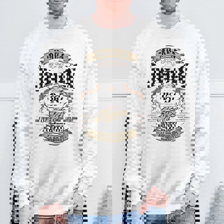 ヴィンテージ還暦伝説 1967年1月 60歳の贈り物 スウェットシャツ 高齢者への贈り物