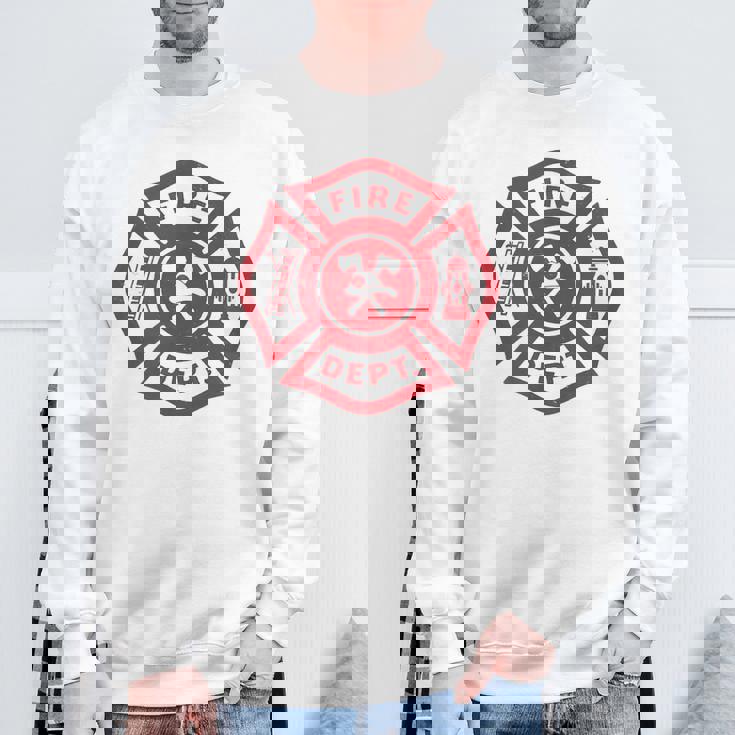 伝統的な消防署救助隊員エンブレムアート。 スウェットシャツ 高齢者への贈り物