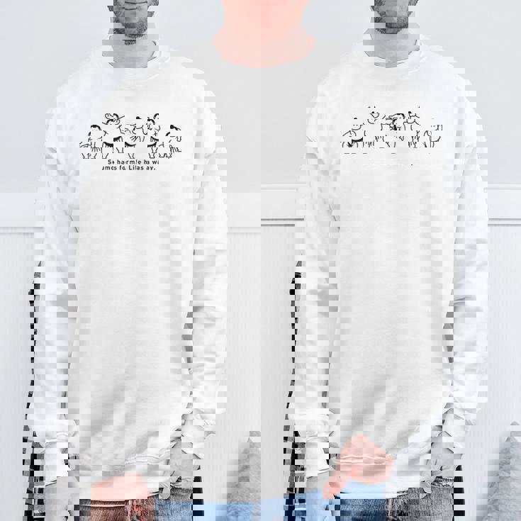 力士の型、人生の道 相撲 力士 相撲に型あり、人生に道あり スウェットシャツ 高齢者への贈り物