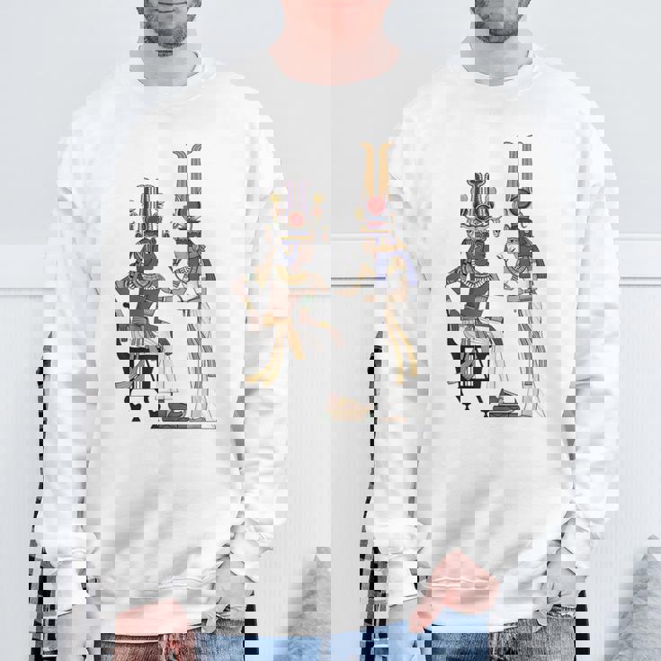 古代エジプトファラオ ツタンカーメン ツタンカーメン王 スウェットシャツ 高齢者への贈り物