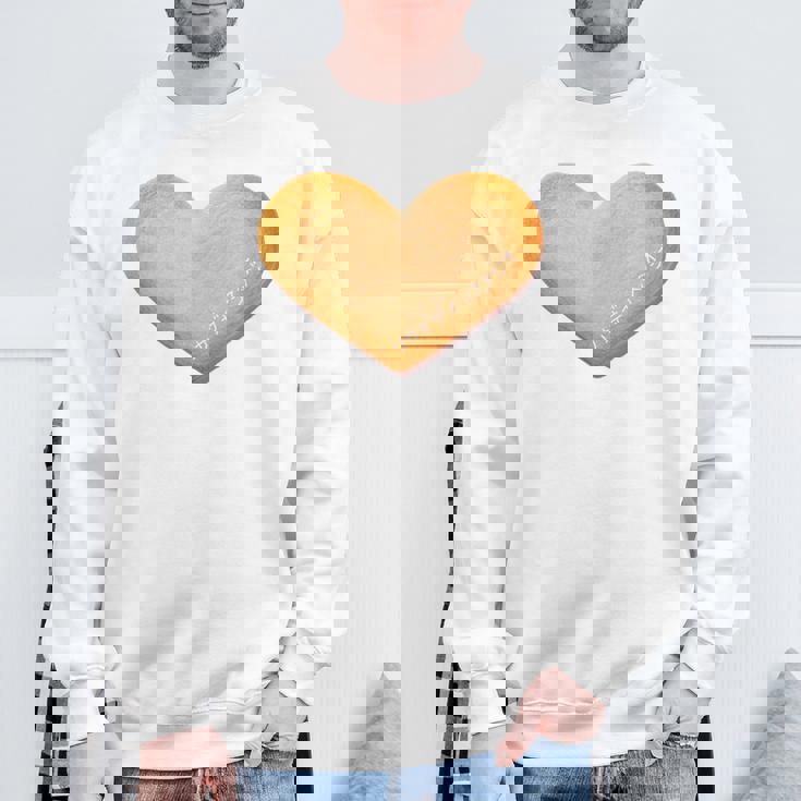 大きなハートのクッキー スウェットシャツ 高齢者への贈り物