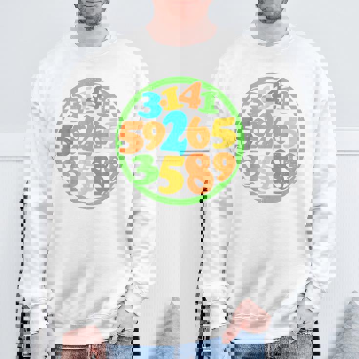 数字円周率ティー スウェットシャツ 高齢者への贈り物