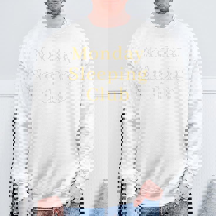 月曜日の睡眠クラブ 長袖tシャツ スウェットシャツ 高齢者への贈り物