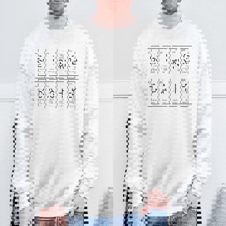 理科 先生 周期表 元素 化学 生物学 スウェットシャツ 高齢者への贈り物