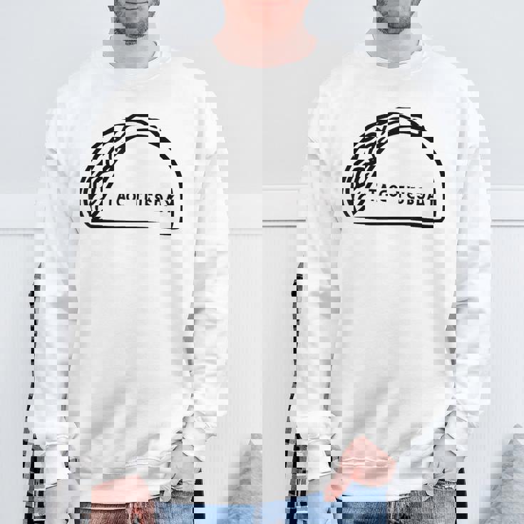 男女 家族 タコス愛好家 面白い タコス 火曜日 スウェットシャツ 高齢者への贈り物