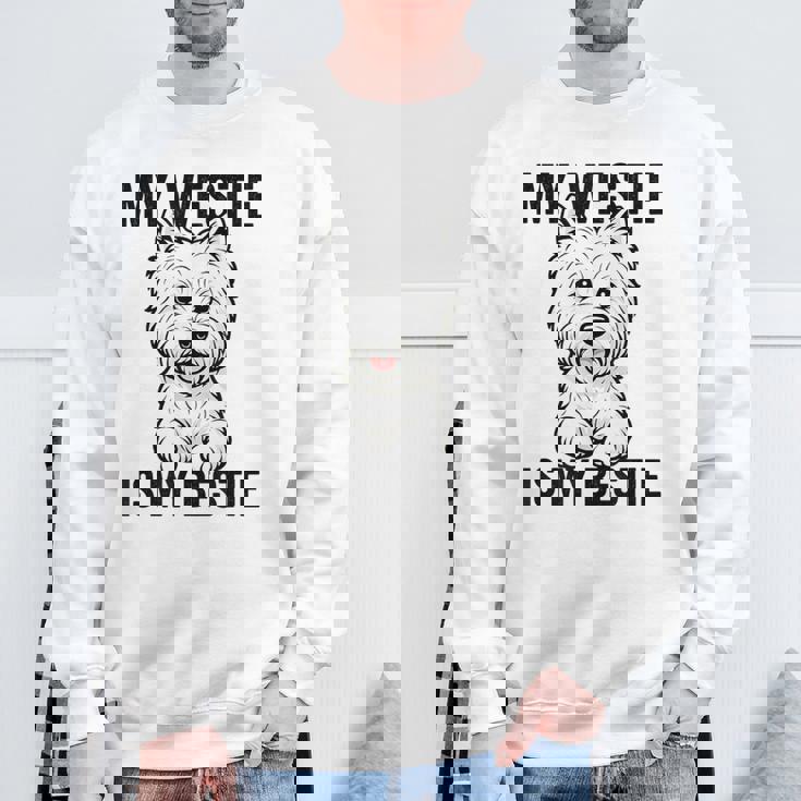 私のウェスティは私のベスティー スウェットシャツ 高齢者への贈り物