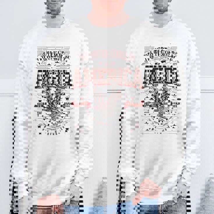 米国アメリカンイーグル アメリカ国旗 パトリオット Usa 男性用 スウェットシャツ 高齢者への贈り物