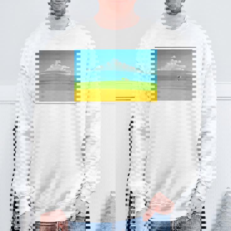 詩とメルヘン 葉祥明 トスカーナの祈り P3031 スウェットシャツ 高齢者への贈り物