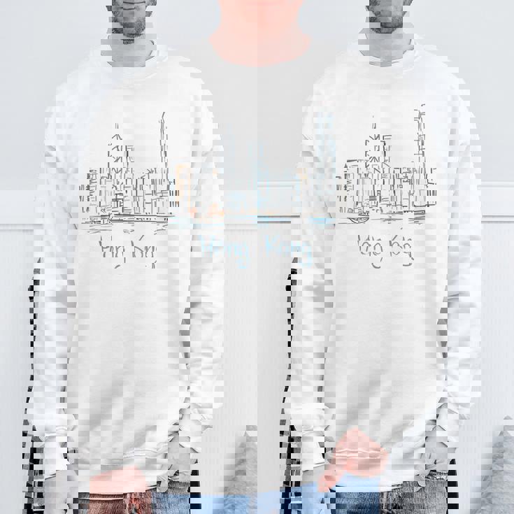 香港旅行 お土産 歴史的都市 ランドマーク ギフト スウェットシャツ 高齢者への贈り物