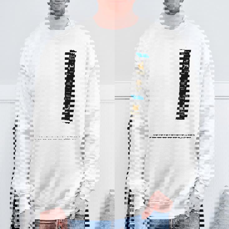 黒猫のウィズ 段ボールとウィズ C スウェットシャツ 高齢者への贈り物