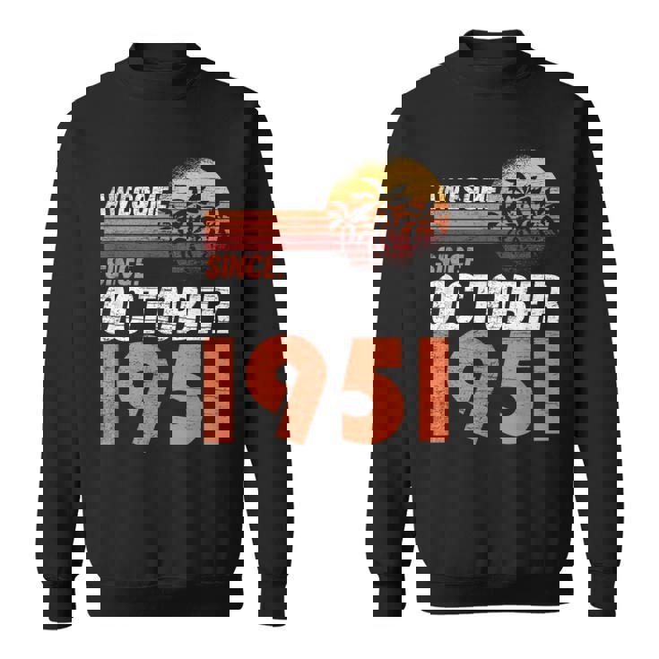 1951年10月 誕生日 スウェットシャツ