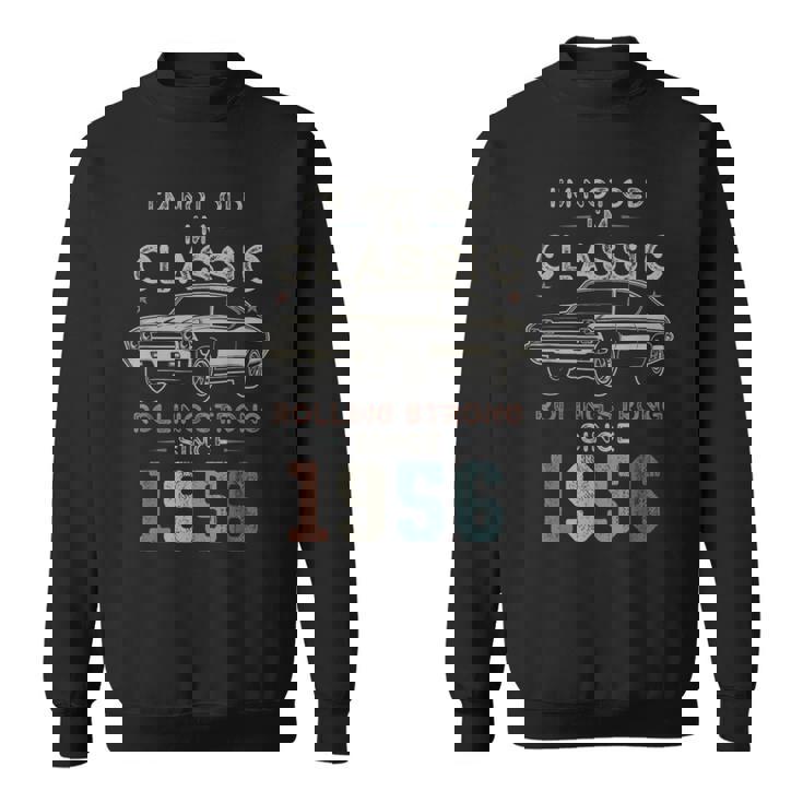 1956年生まれ、70歳の誕生日 クラシックカー スウェットシャツ