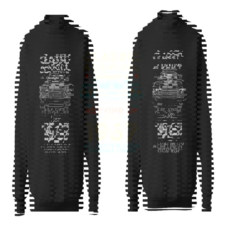 1967年生まれ マッスルカー生誕59周年 スウェットシャツ