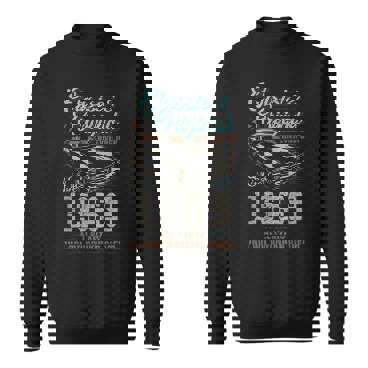 1969年生まれ ヴィンテージカー 57歳の誕生日 スウェットシャツ