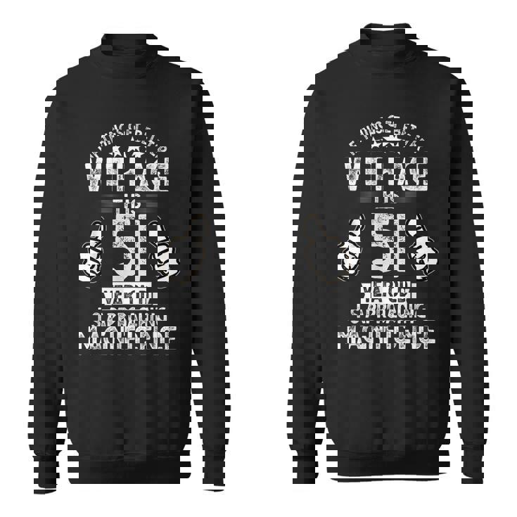 1972年生まれの男性の面白い51歳の誕生日 第51章 スウェットシャツ