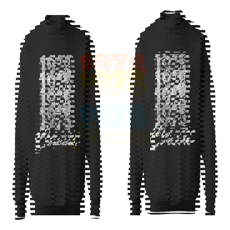 1978年 クラシック ヴィンテージ レトロ スタイル Born In 1978 スウェットシャツ