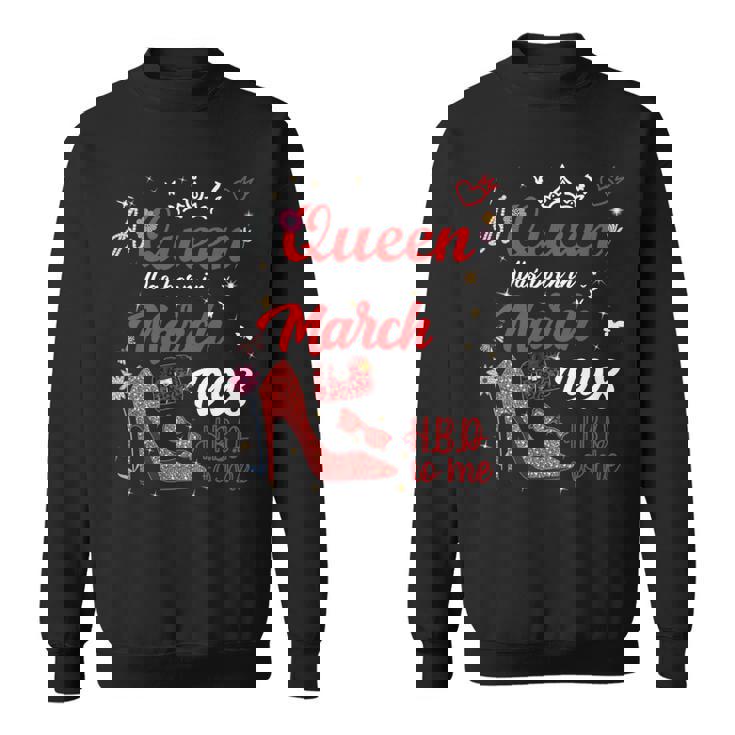 1998年3月 誕生日 この女王は1998年3月に生まれました 長袖tシャツ スウェットシャツ