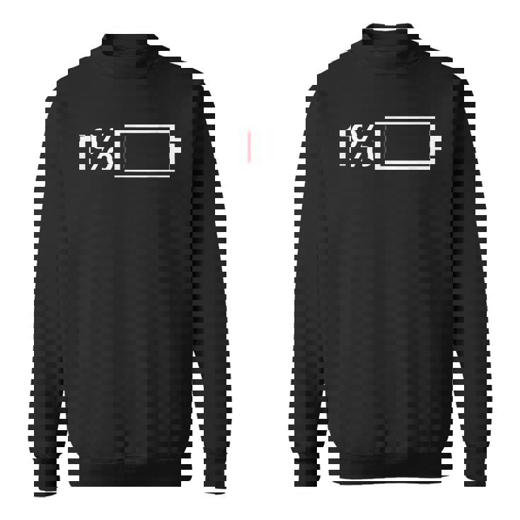1バッテリーアイコン1。 スウェットシャツ