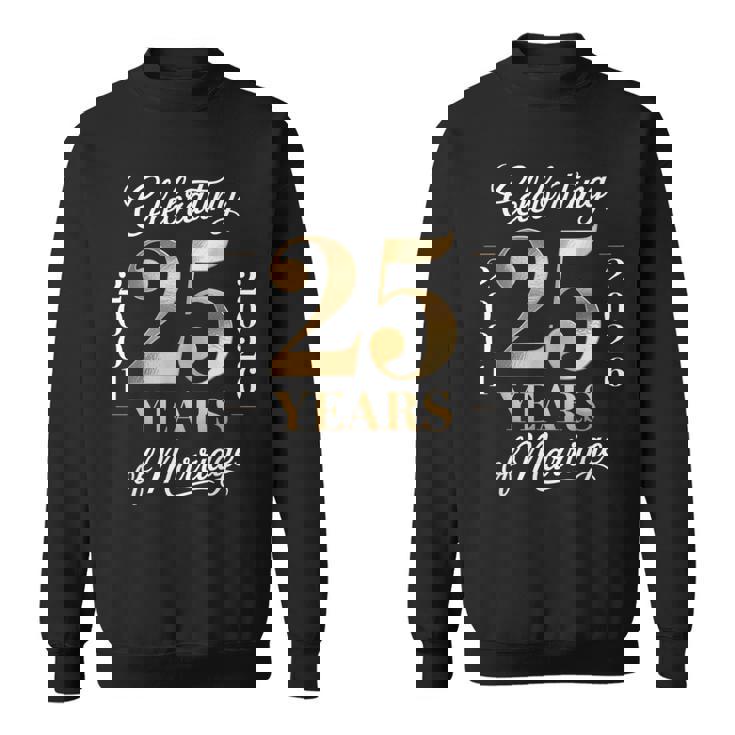 2001 年から 2026 年までのカップルの結婚 25 周年を祝う スウェットシャツ