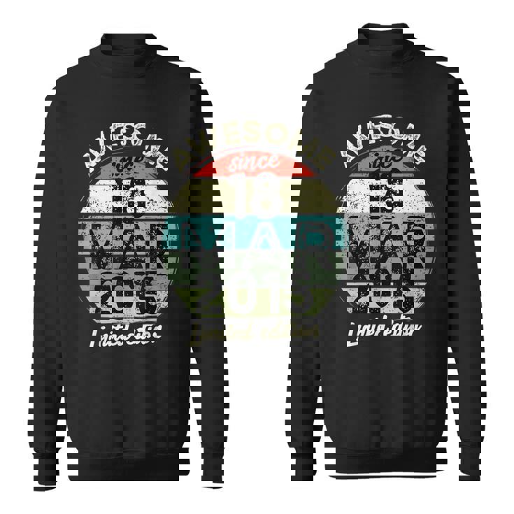 2015年3月18日 10歳の誕生日 10歳 2025年 誕生日 スウェットシャツ