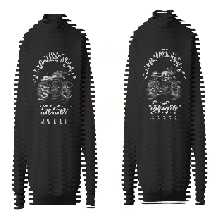 2輪はいつもカフェレーサーバイク。 スウェットシャツ