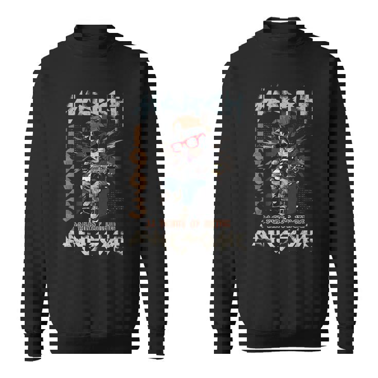 33Rd Birthday Dog Lover March 1993Intage 33 Years Old スウェットシャツ