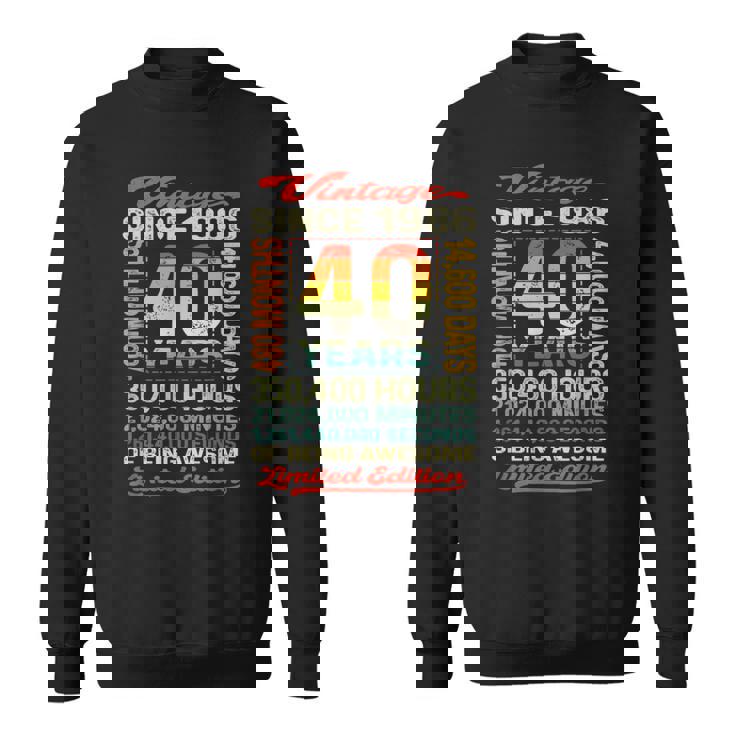 40歳 480ヶ月 すごい生まれ 1986年 40歳の誕生日 スウェットシャツ